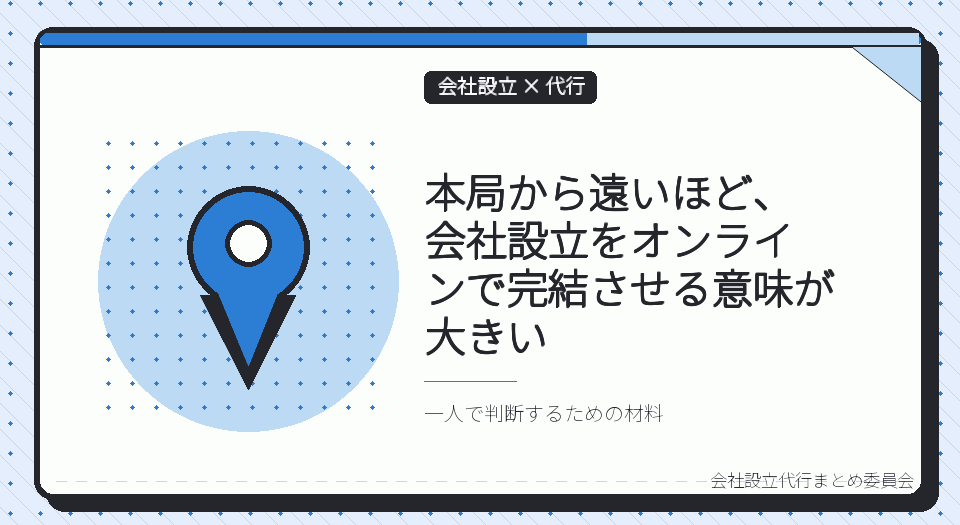奈良の一人社長は、会社設立の代行をオンラインで完結できる｜五條・吉野から本局まで出向かなくていい理由